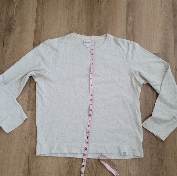Norse Projects Men's Beige Crew Neck Sweater - Picture 7 of 7